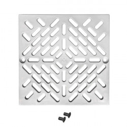 Grille 2" carrée - Liner/béton