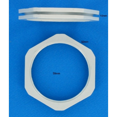 Écrou plat arrière