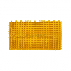 Brosse PVC jaune