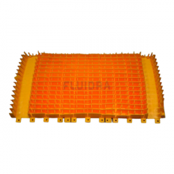 Brosse PVC jaune