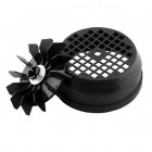 Ensemble couvercle ventilateur et bague
