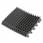 Brosse PVC grise
